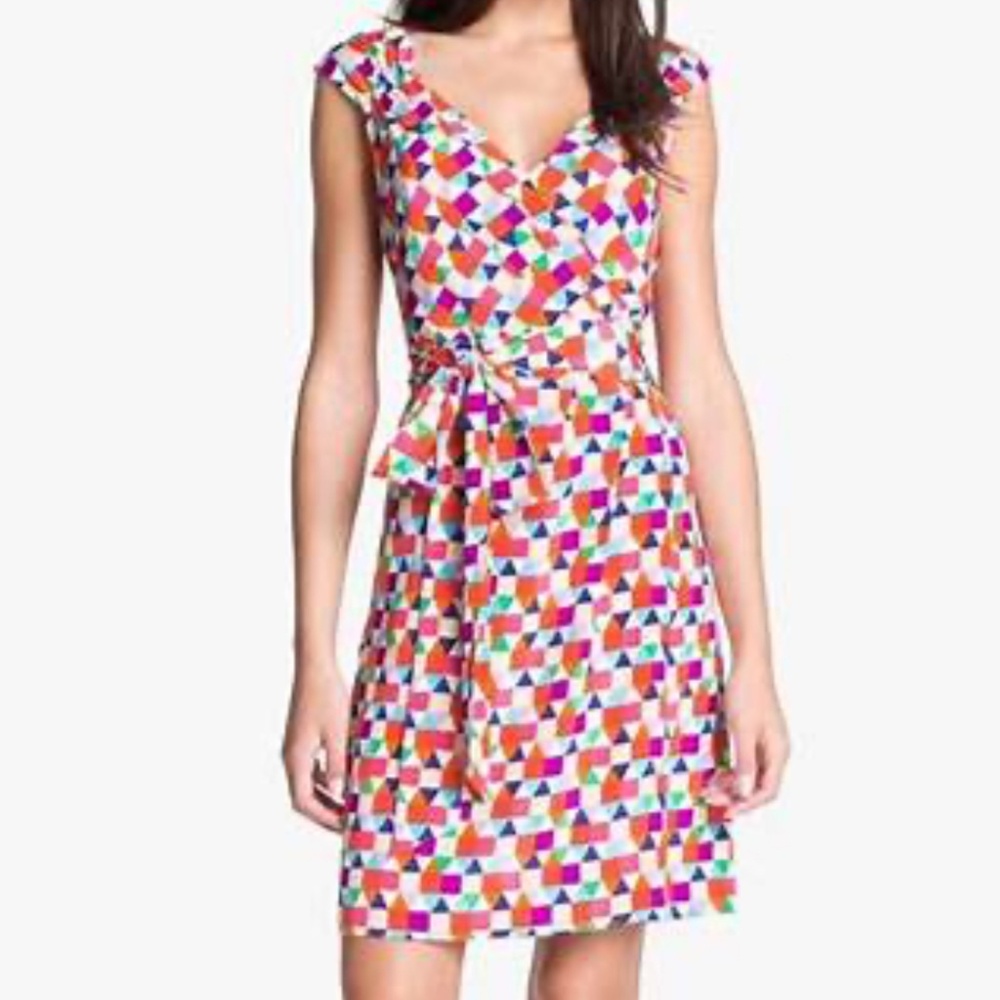 Kate Spade Print Wrap dress